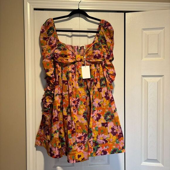 NWT. Zimmermann Printed  Mini Dress AU 1 / US - Picture 10 of 15
